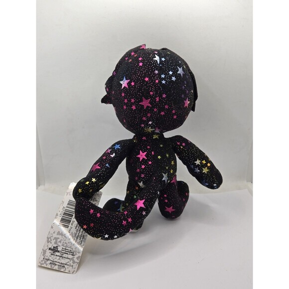 Felix the Cat Plush Stuffed Animal Toy Factory Black Rainbow Stars 12” - Picture 2 of 3